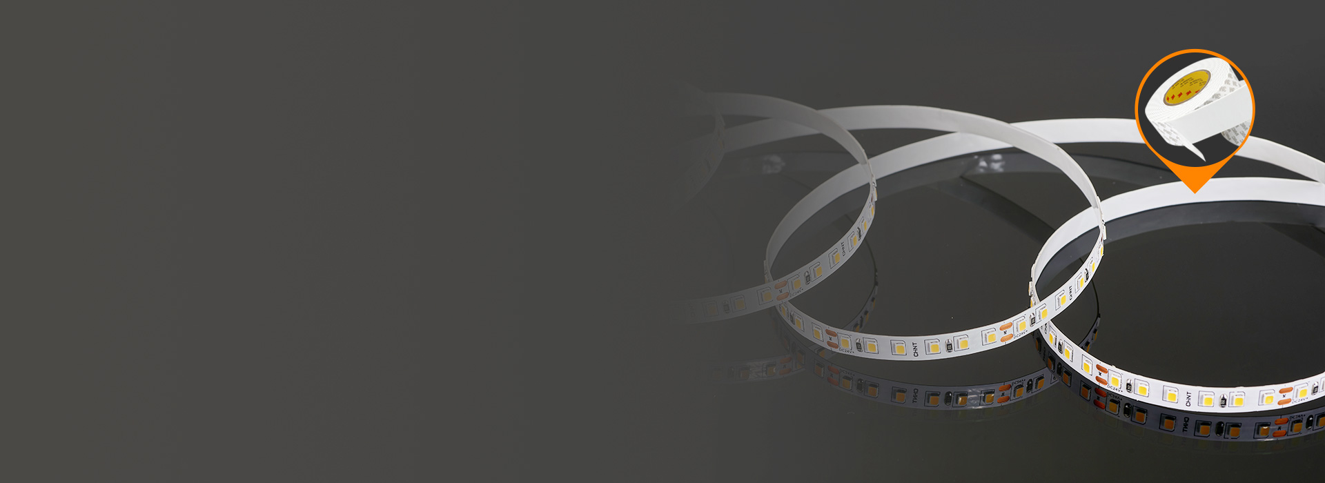 自带背胶，安装方便
 裸板灯带，自带强力...