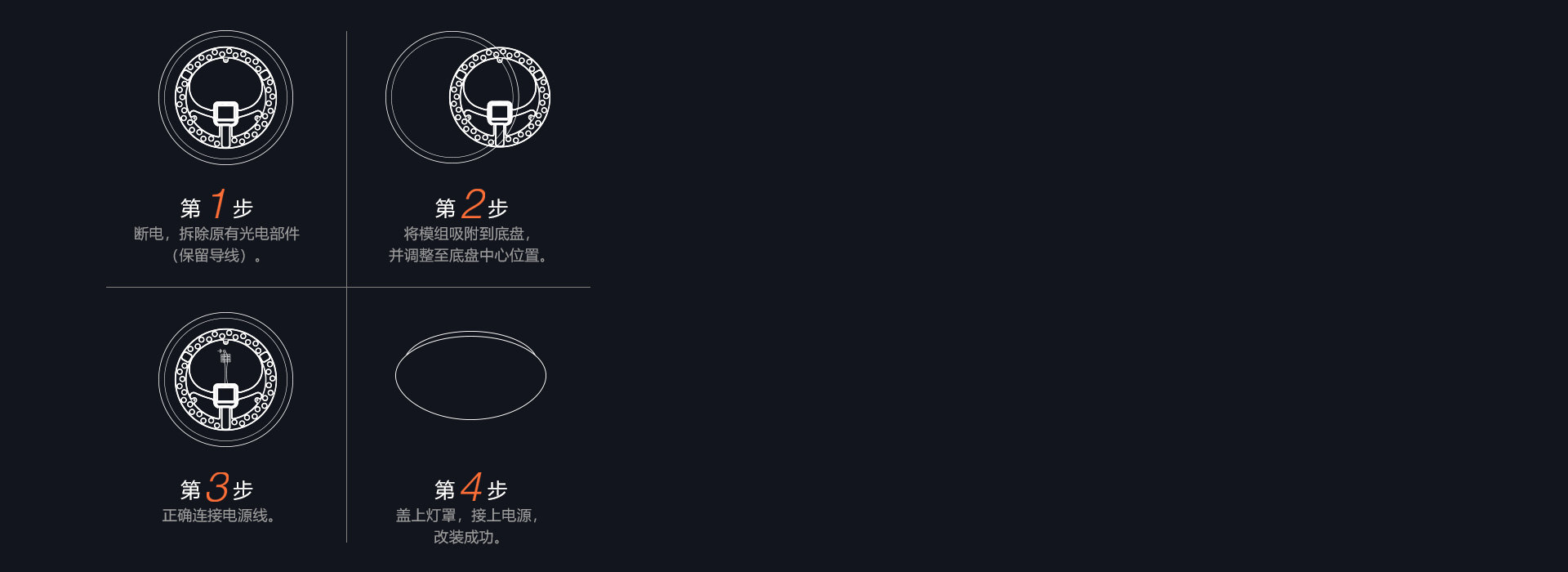 仅需4步，安装更简单