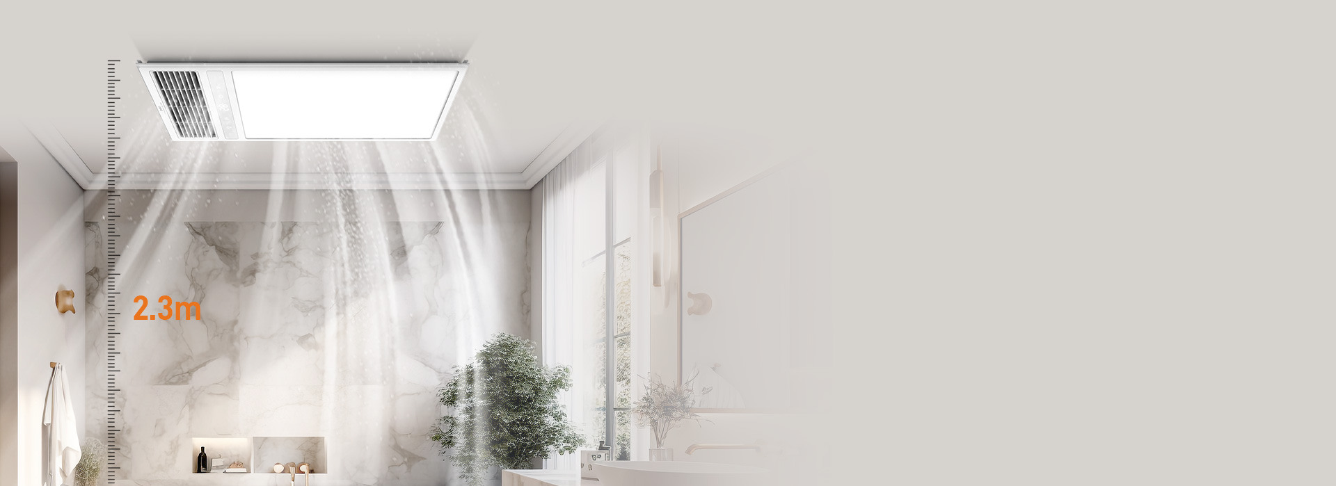 强劲送风，快速换气
 150mm大风轮，...