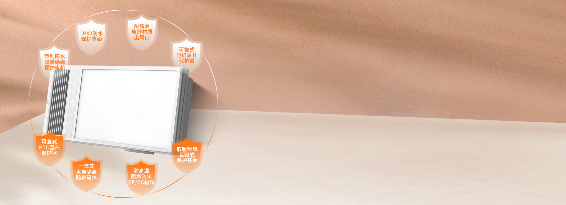 8大安全防护设计
 浴室用电更要当心！
...