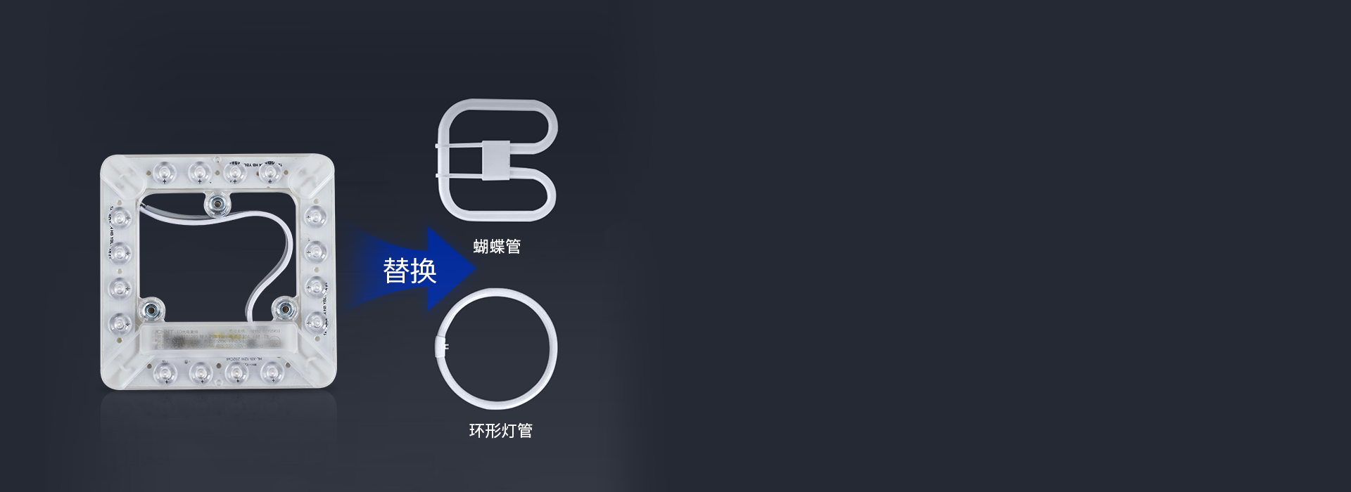 轻松替换传统荧光灯 12W产品可以替代...